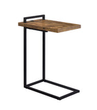 Modern C-shaped Accent Table with USB Charging Port