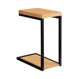 Casual C-Shape Snack Table Black