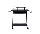 Ordrees Industrial Gaming Table Black Finish 93127-ACME