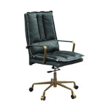 Tinzud Industrial Office Chair Dark Green(#) 93166-ACME