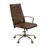 Duralo Industrial Office Chair Saturn Leather(#) 93167-ACME