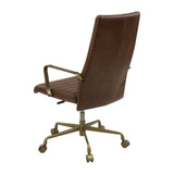 Duralo Industrial Office Chair Saturn Leather(#) 93167-ACME
