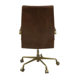 Duralo Industrial Office Chair Saturn Leather(#) 93167-ACME