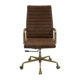 Duralo Industrial Office Chair Saturn Leather(#) 93167-ACME