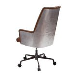 Salvol Industrial Office Chair Sahara Leather(#) & Aluminum 93176-ACME