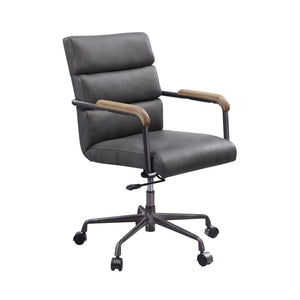 Halcyon Industrial Office Chair Gray (#) 93242-ACME