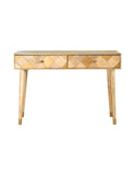 Casual Rectangular Storage Console Table Natural