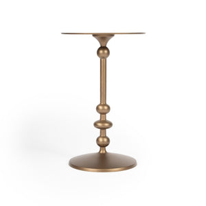 Butler Specialty Zora Bronze Iron Pedestal End Table 9340392