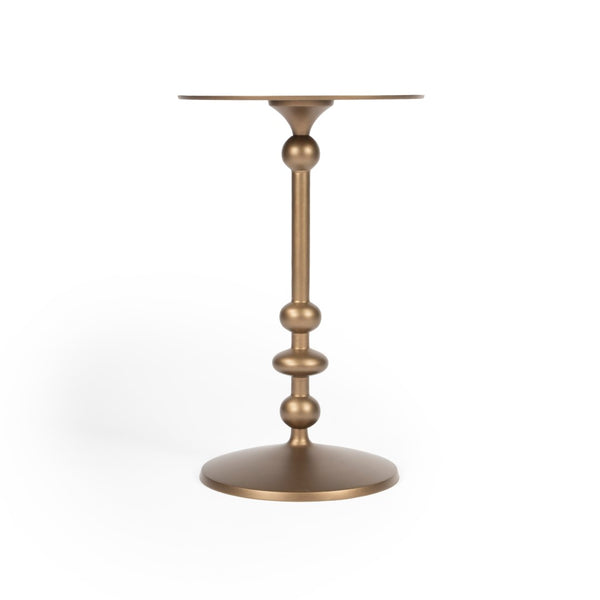 Butler Specialty Zora Bronze Iron Pedestal End Table 9340392