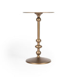 Butler Specialty Zora Bronze Iron Pedestal End Table 9340392