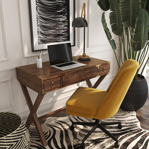 Butler Specialty Forster Dark Brown Campaign Writing Desk 9341354