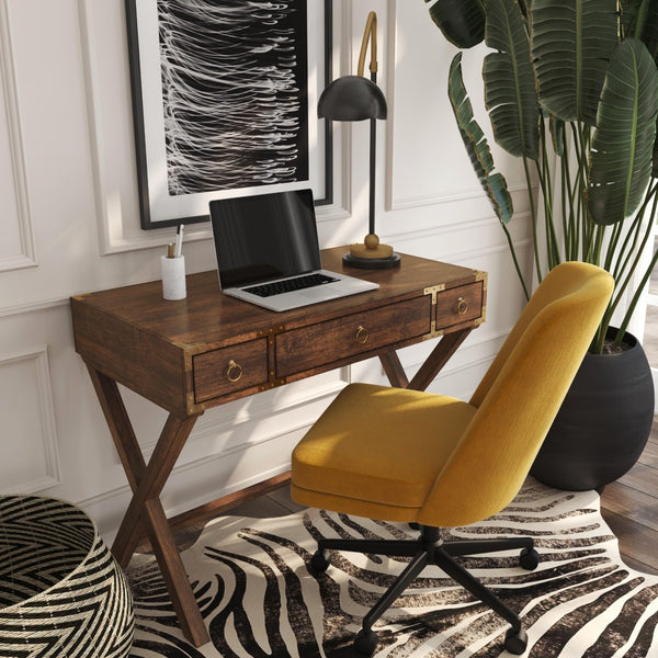 Butler Specialty Forster Dark Brown Campaign Writing Desk 9341354