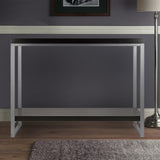 Winsome Wood Jared Console Table, Enamel Steel Tube 93441-WINSOMEWOOD