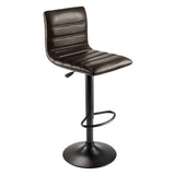 Winsome Wood Holly Adjustable Swivel Stool, Black & Espresso 93443-WINSOMEWOOD