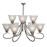 Yosemite Home Decor Ribbon Falls Collection Nine-Lights Chandelier 93455-9SN-YHD