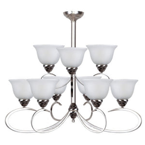 Yosemite Home Decor Ribbon Falls Collection Nine-Lights Chandelier 93455-9SN-YHD