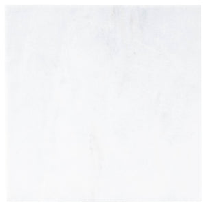 Butler Specialty Lawler White Marble, Silver End Table 9349220