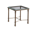 Barclay Butera Bluff Metal And Glass End Table 01-0934-953C
