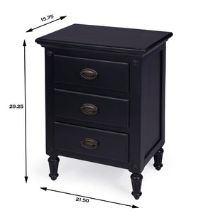 Butler Specialty Easterbrook Black Nightstand 9352295