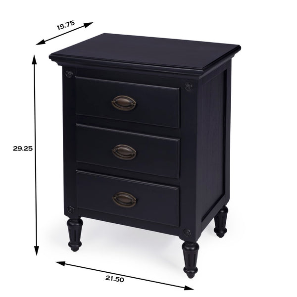 Butler Specialty Easterbrook Black Nightstand 9352295