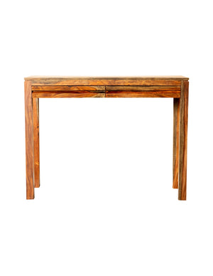 Casual Rectangular 2-drawer Console Table Warm Chestnut