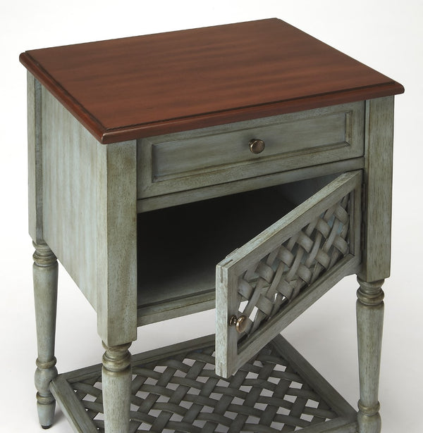 Butler Specialty Chadway Rustic Blue End Table 9368286