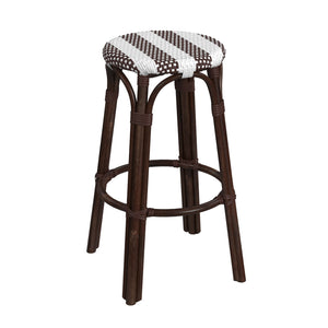 Butler Specialty Tobias 30" Coffee Round Rattan Bar Stool 9370403
