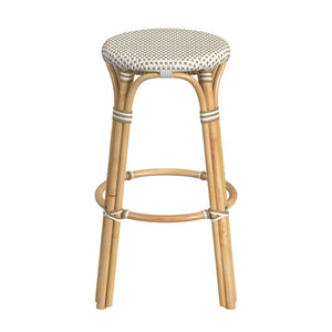 Butler Specialty Tobias 30" Tan/Beige Round Rattan Bar Stool 9370415