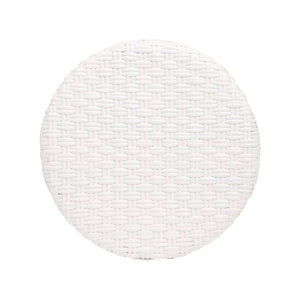 Butler Specialty Tobias 24" White Rattan Round Counter Stool 9371304