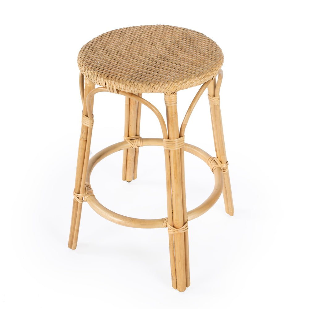 Butler Specialty Tobias 24" Natural  Round Counter Stool 9371404