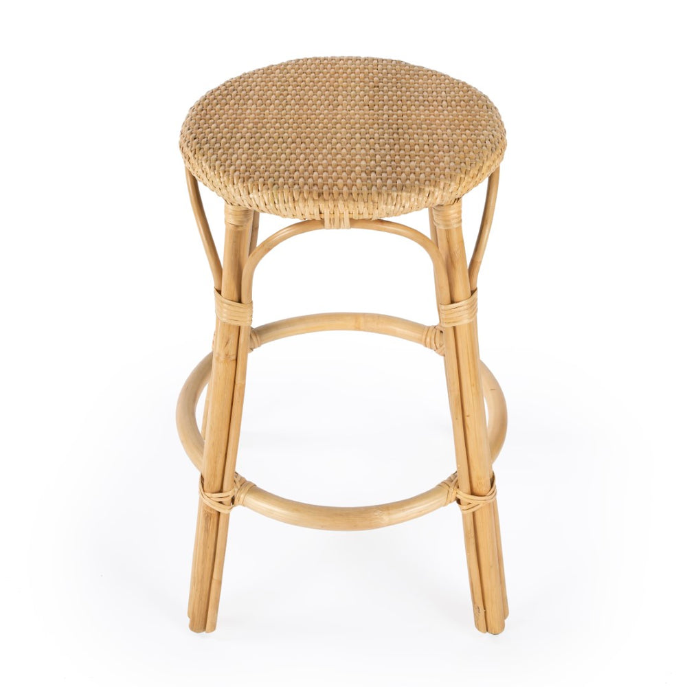 Butler Specialty Tobias 24" Natural  Round Counter Stool 9371404