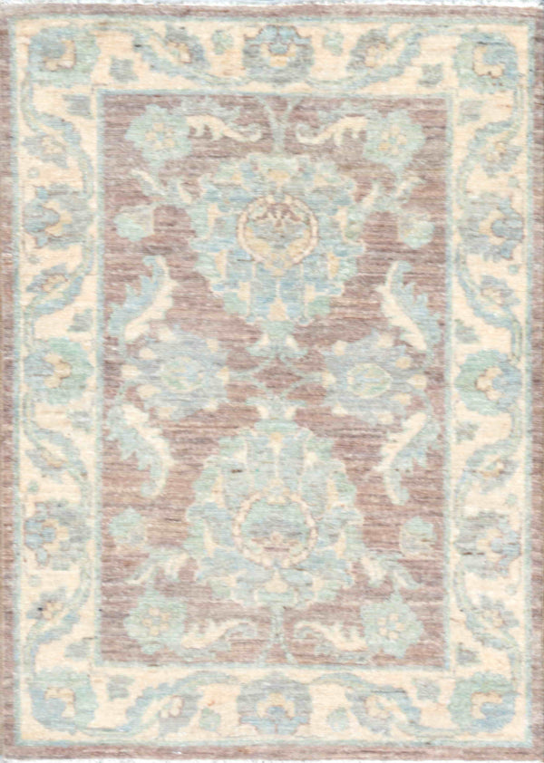 Pasargad Denver Hand-Knotted Ivory Wool Area Rug 044842-PASARGAD