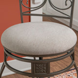 Bria Big And Tall Back To Back Scroll Counter Stool