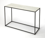 Phinney Marble & Metal Console Table