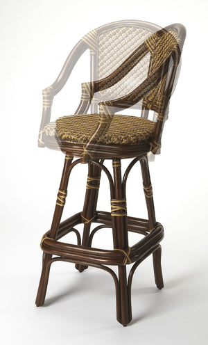 Butler Specialty Renata Rattan Bar Stool 9397035