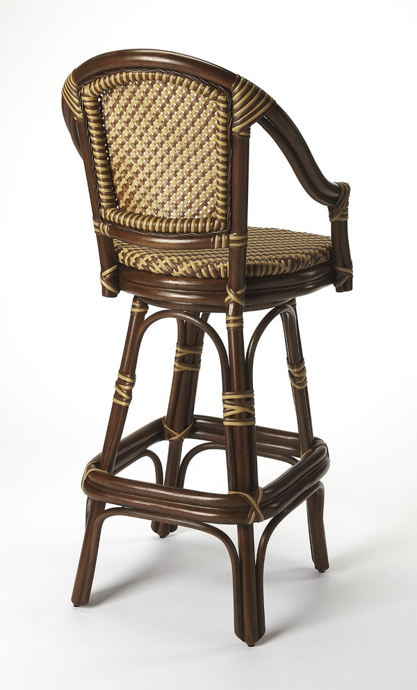Butler Specialty Renata Rattan Bar Stool 9397035