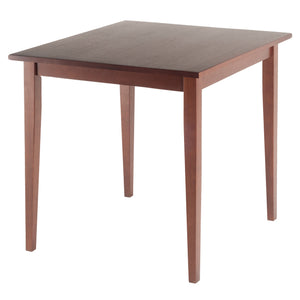 Winsome Wood Groveland Square Dining Table, Walnut 94035-WINSOMEWOOD