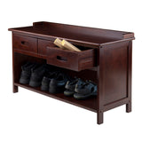 Winsome Wood Adriana 3-Drawer Bench with Storage 94038-WINSOMEWOOD