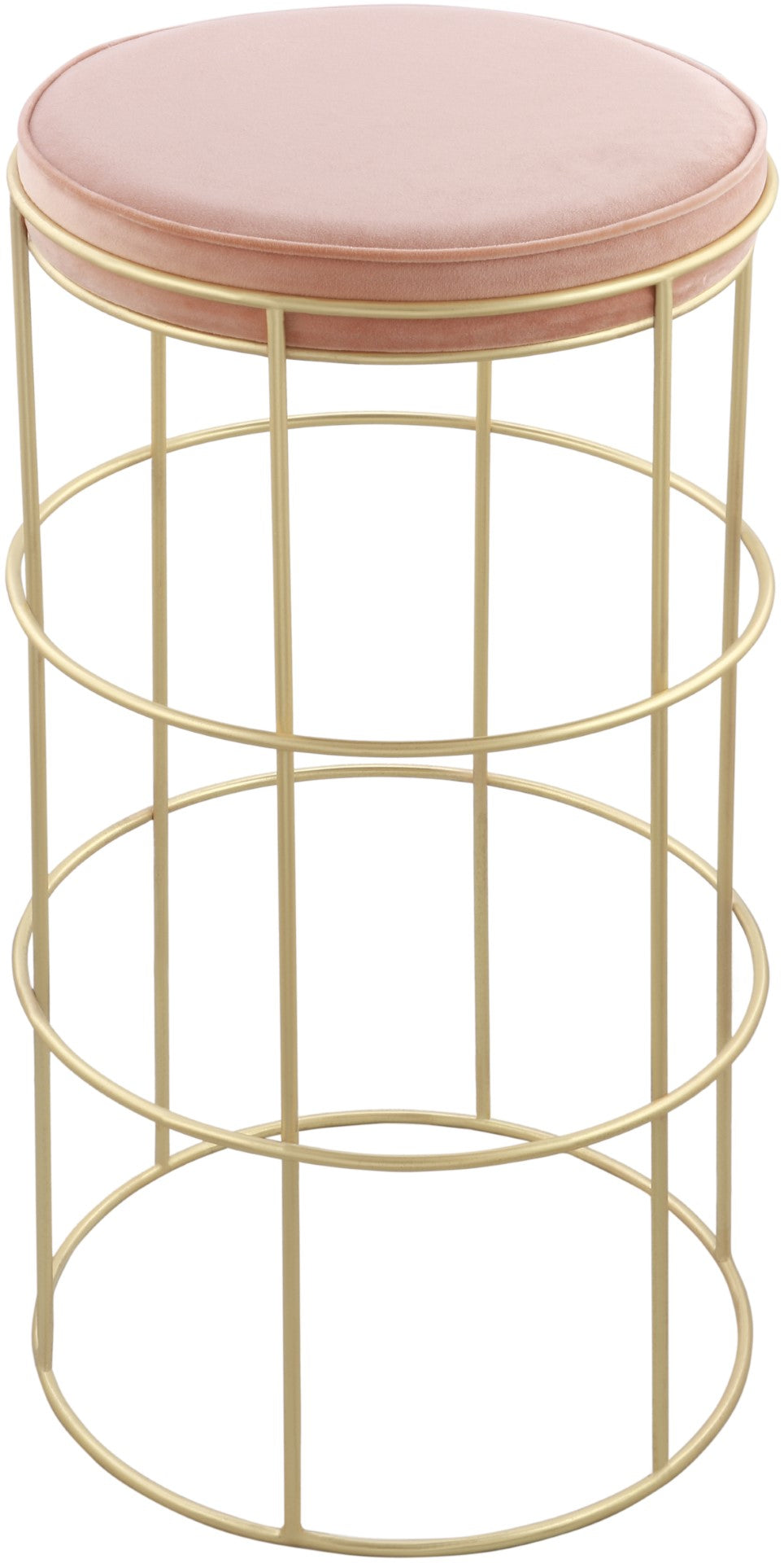 Rebar Velvet Counter Stool