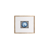 Sagebrook Home Contemporary 20x20 Set of 2 -  Framed Agate, Blue 70148-01 Blue 