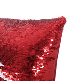 Noble House Texola Glam Sequin Christmas Throw Pillow (Set of 2), Red and White Tree