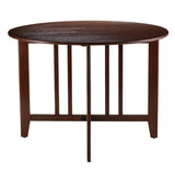 Winsome Wood Alamo Double Drop Leaf Round 42" Table Mission 94142-WINSOMEWOOD