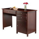 Winsome Wood Delta Office Writing Desk Walnut 94147-WINSOMEWOOD