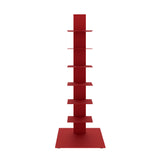 Sapiens 38" Bookcase/Shelf/Shelving Tower in Red