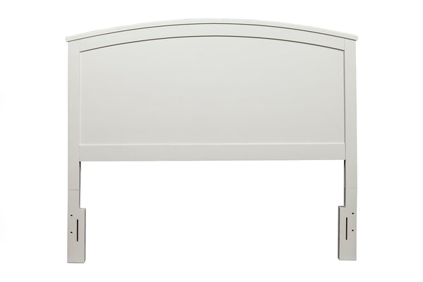 Alpine Furniture Baker Standard King Headboard Only, White 977-W-07EK-HB White Mahogany Solids & Veneer 81 x 3 x 54