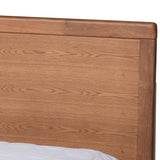 Baxton Studio Aras Modern and Contemporary Transitional Ash Walnut Brown Finished Wood Queen Size 3-Drawer Platform Storage Bed