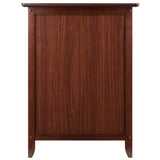 Winsome Wood Eugene Accent Table, Nightstand, Walnut 94215-WINSOMEWOOD