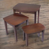 Winsome Wood Bradley 3-Piece Nesting Table Set 94327-WINSOMEWOOD