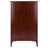 Winsome Wood Regalia Secretary Desk Walnut Finish 94339-WINSOMEWOOD