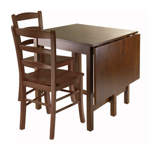 Winsome Wood Lynden 3-Piece Dining Set, Drop Leaf Table & 2 Chairs 94343-WINSOMEWOOD